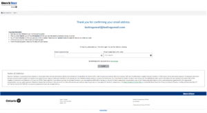 Help New Booking – DriveTest Home