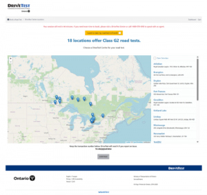 Help Edit Booking - DriveTest Home